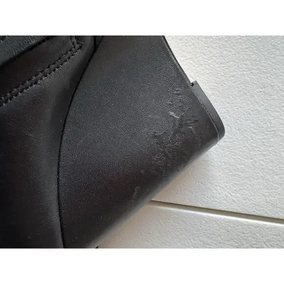 Michael Kors Wedge Leather Knee High Boots 8.5 - Picture 6 of 6